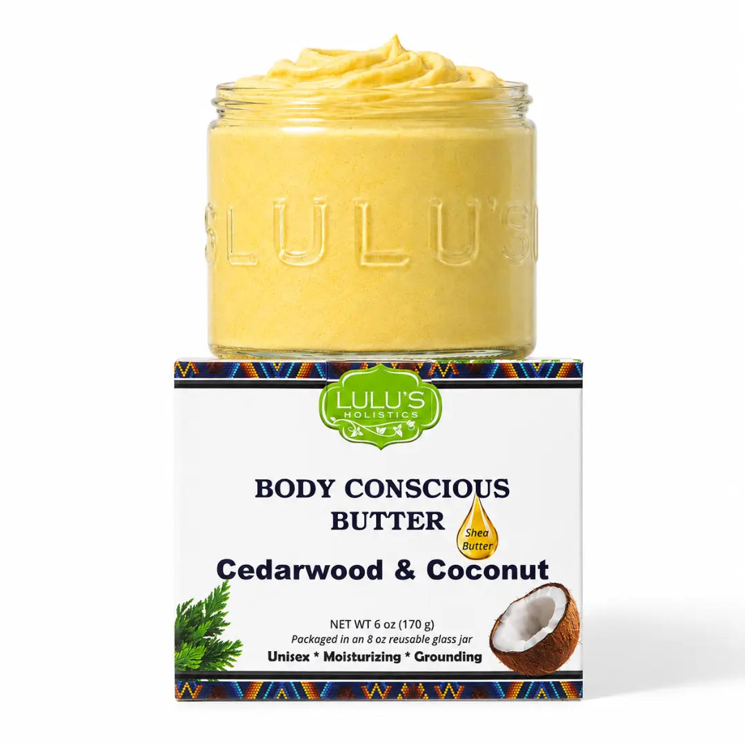 Lulu's Holistics Cedarwood & Coconut Whipped Body Butter – Deep Moisture for Dry Skin-Lulu's Holistics Cedarwood & Coconut Whipped Body Butter – Deep Moisture for Dry Skin