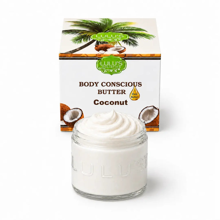 Lulu's Holistics Coconut Whipped Body Butter – Ultimate Hydration for Dry Skin