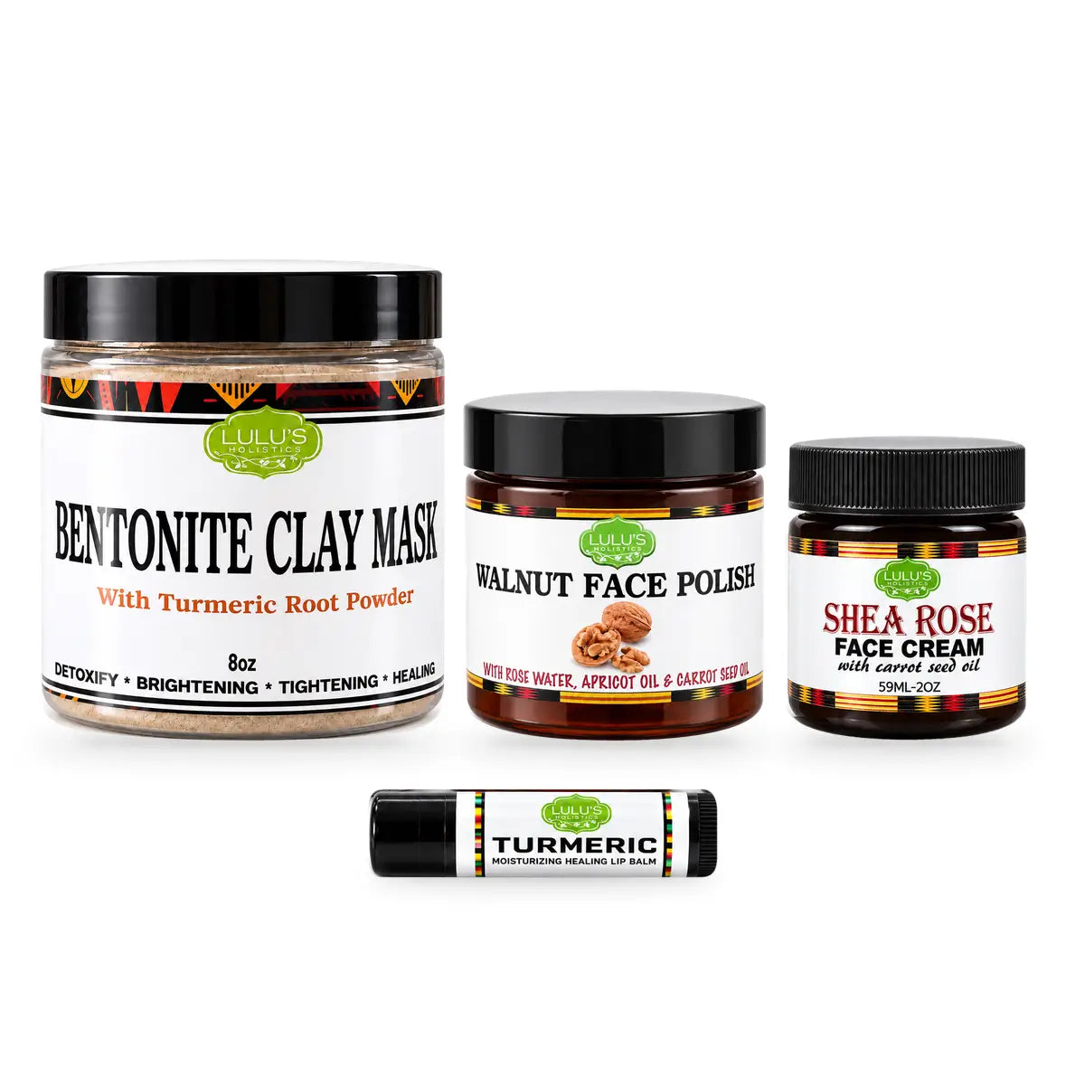 Lulu's Holistics Ultimate Skin Detox & Glow Routine Complete 4-Piece Set-Lulu's Holistics Ultimate Skin Detox & Glow Routine Complete 4-Piece Set