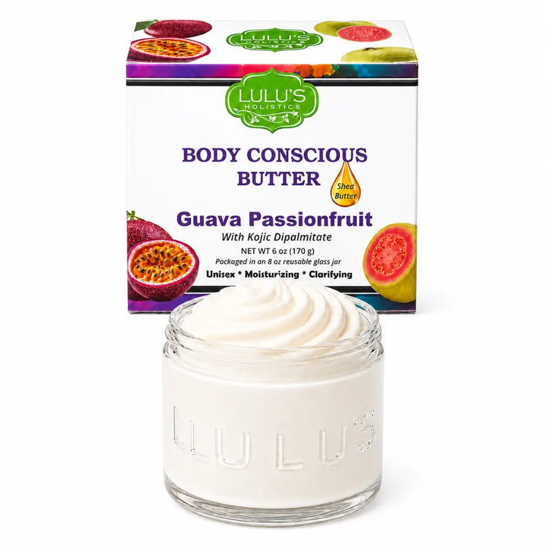 Lulu's Holistics Guava Passionfruit Kojic Whipped Shea Body Butter – Target Uneven Tone & Glow