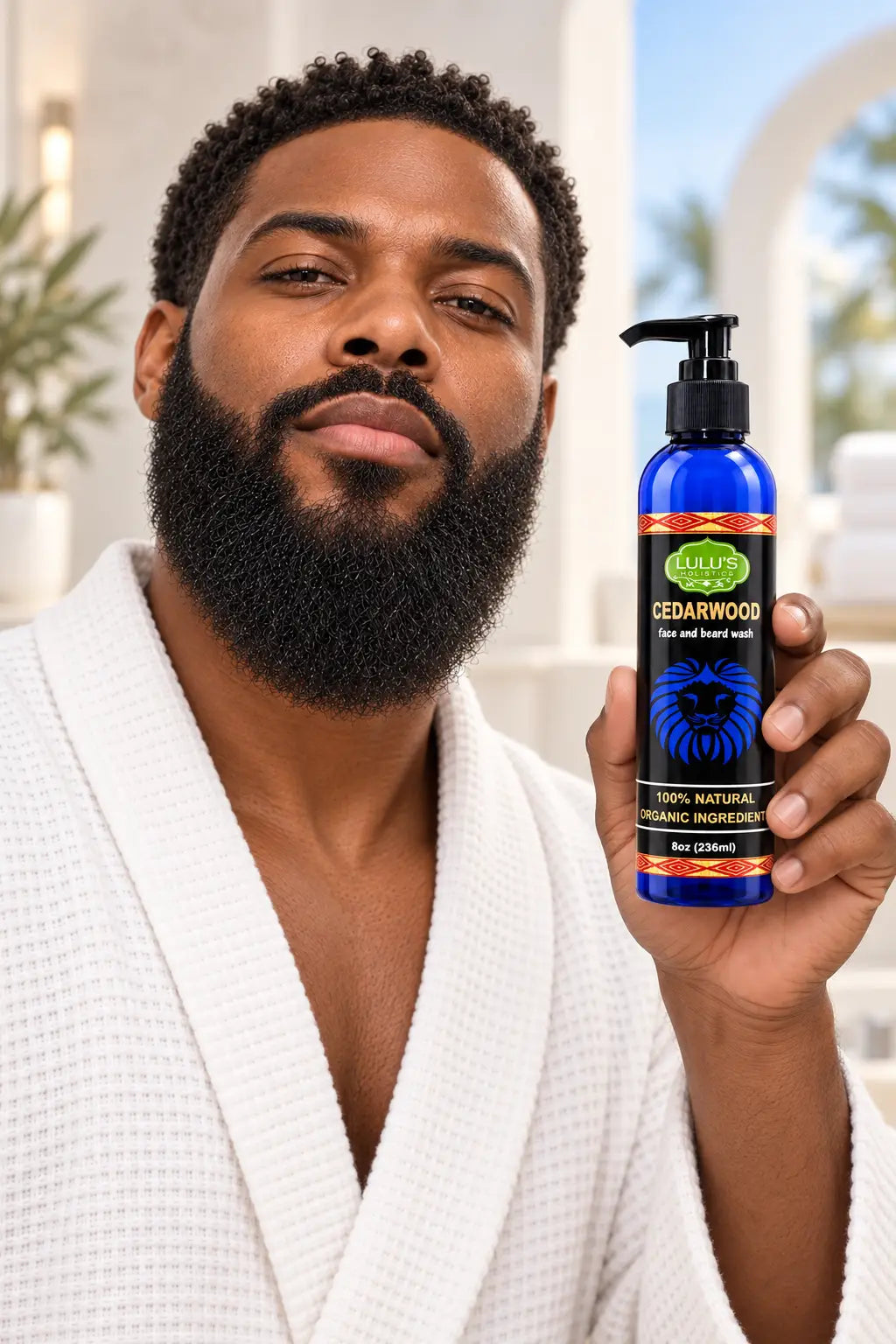 Lulu's Holistics Men's Ultimate Cedarwood Face, Body & Grooming 6-Piece Complete System Routine Box-Lulu's Holistics Men's Ultimate Cedarwood Face, Body & Grooming 6-Piece Complete System Routine Box