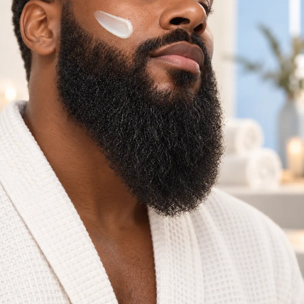 Lulu's Holistics Cedarwood Face & Beard Hydrating Men's Moisturizer Cream (2oz)-Lulu's Holistics Cedarwood Face & Beard Hydrating Men's Moisturizer Cream (2oz)