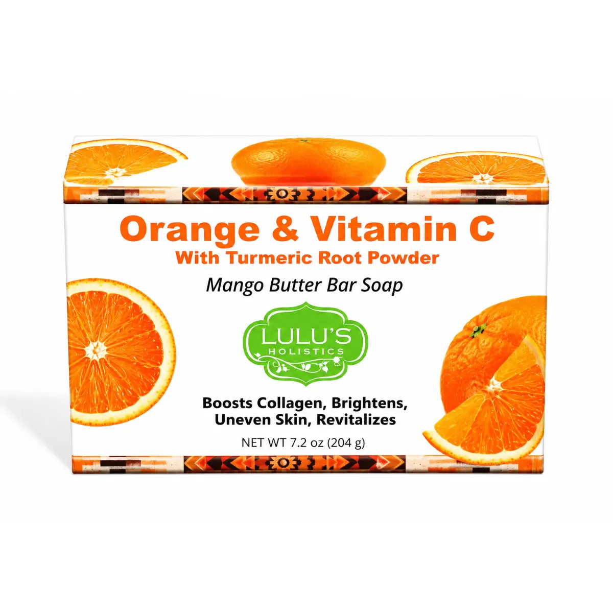 Lulu's Holistics Orange Vitamin C Turmeric Mango Butter Bar Soap – Brightening Cleanse-Lulu's Holistics Orange Vitamin C Turmeric Mango Butter Bar Soap – Brightening Cleanse