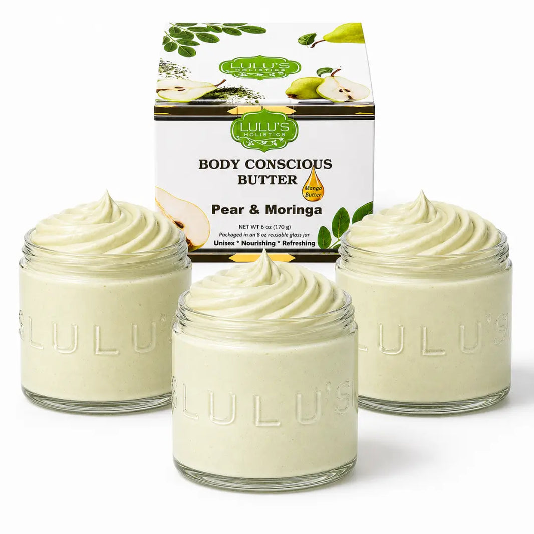 Lulu's Holistics Pineapple Turmeric Whipped Mango Body Butter – Non-Greasy, Golden Glow-Lulu's Holistics Pineapple Turmeric Whipped Mango Body Butter – Non-Greasy, Golden Glow