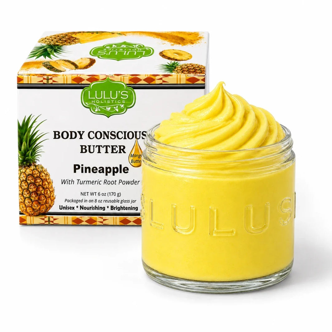 Lulu's Holistics Unrefined Unscented Whipped Body Butter – Pure, Balanced Moisture-Lulu's Holistics Unrefined Unscented Whipped Body Butter – Pure, Balanced Moisture