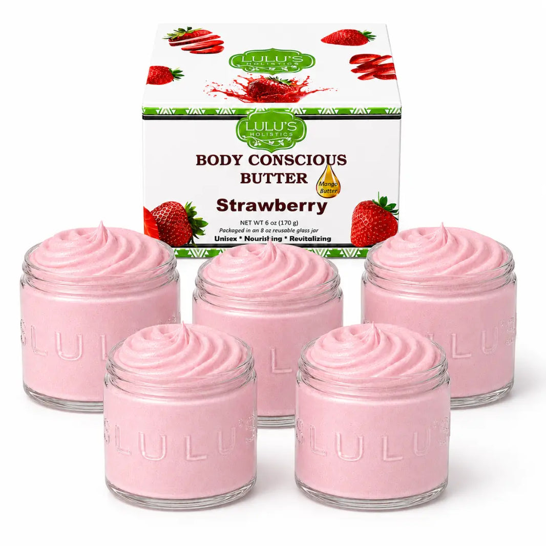 Lulu's Holistics Strawberry & Dragon Fruit Whipped Mango Body Butter – Non-Greasy Glow & Soft Exfoliation-Lulu's Holistics Strawberry & Dragon Fruit Whipped Mango Body Butter – Non-Greasy Glow & Soft Exfoliation