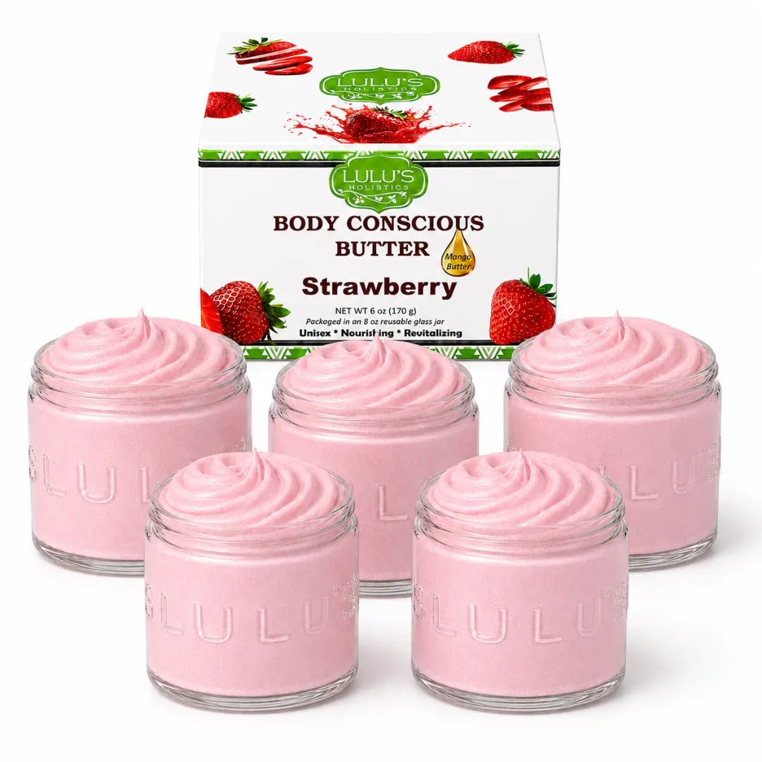 Lulu's Holistics Guava Passionfruit Kojic Whipped Shea Body Butter – Target Uneven Tone & Glow-Lulu's Holistics Guava Passionfruit Kojic Whipped Shea Body Butter – Target Uneven Tone & Glow