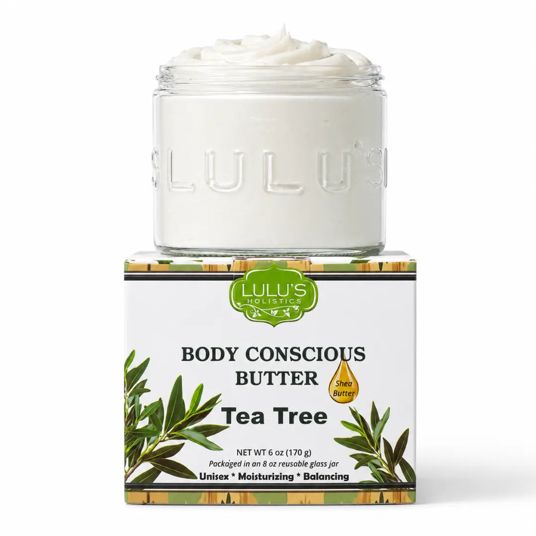 Lulu's Holistics Tea Tree Whipped Body Butter – Clarifying Moisture & Soft Skin-Lulu's Holistics Tea Tree Whipped Body Butter – Clarifying Moisture & Soft Skin