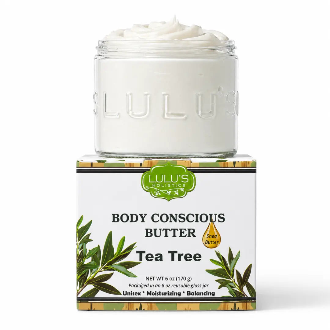 Lulu's Holistics Tea Tree Whipped Body Butter – Clarifying Moisture & Soft Skin-Lulu's Holistics Tea Tree Whipped Body Butter – Clarifying Moisture & Soft Skin