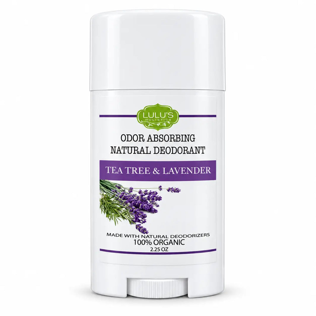 Lulu's Holistics Tea Tree & Lavender Aluminum-Free Deodorant (2.65oz)-Lulu's Holistics Tea Tree & Lavender Aluminum-Free Deodorant (2.65oz)