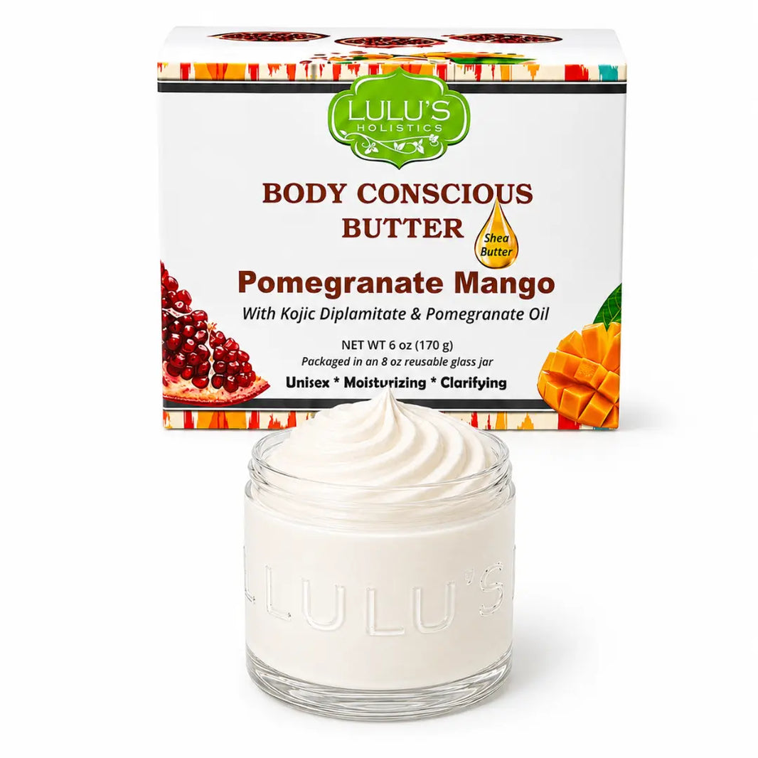 Lulu's Holistics Unrefined Unscented Whipped Body Butter – Pure, Balanced Moisture-Lulu's Holistics Unrefined Unscented Whipped Body Butter – Pure, Balanced Moisture