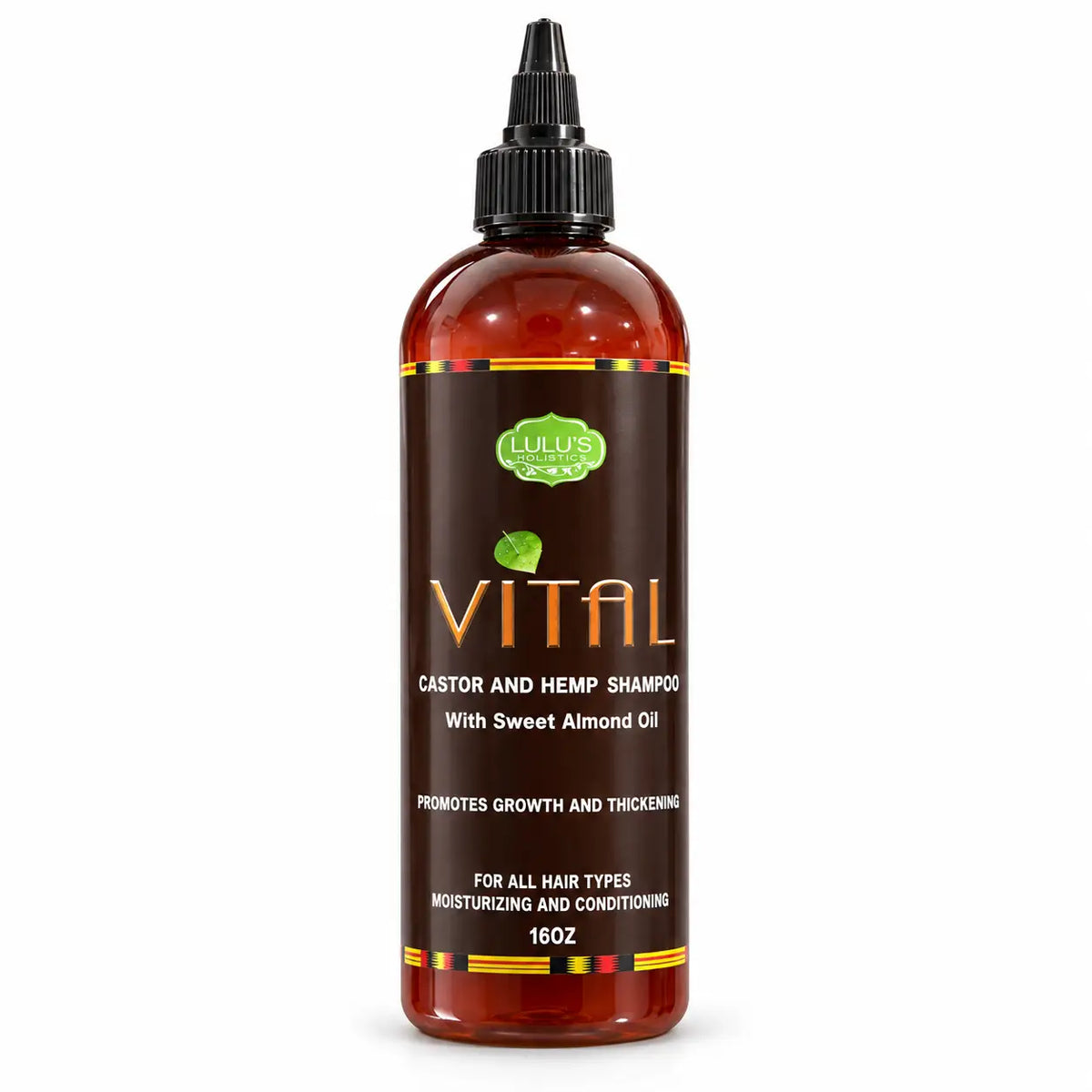 Lulu's Holistics Vital Castor & Hemp Strengthening Shampoo (16oz)-Lulu's Holistics Vital Castor & Hemp Strengthening Shampoo (16oz)