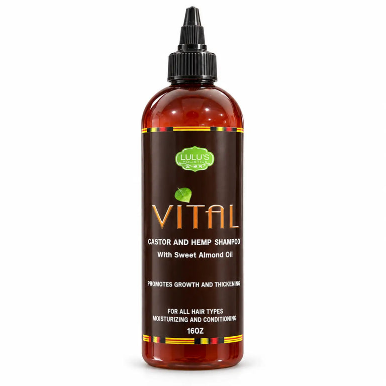 Lulu's Holistics Vital Castor & Hemp Strengthening Shampoo (16oz)