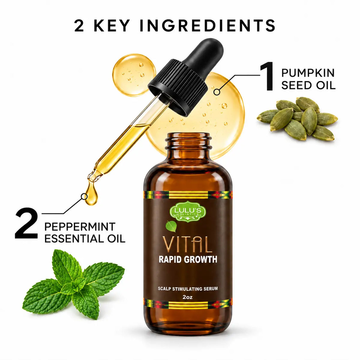Lulu's Holistics Vital Scalp Conditioning Serum (2oz)-Lulu's Holistics Vital Scalp Conditioning Serum (2oz)