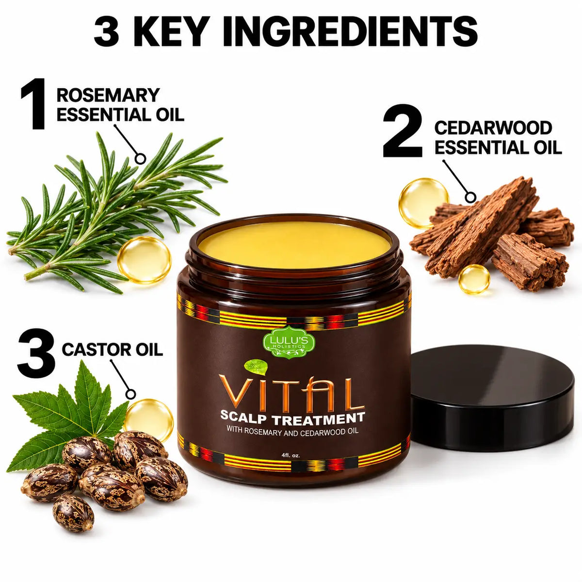 Lulu's Holistics Vital Scalp Conditioning Pomade (4oz)-Lulu's Holistics Vital Scalp Conditioning Pomade (4oz)