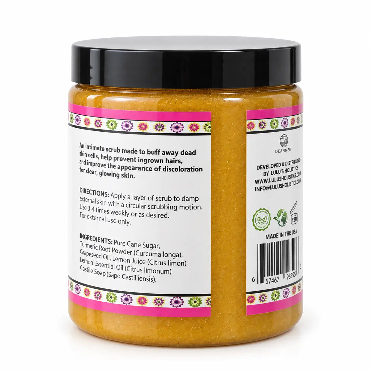 Lulu's Holistics Even-Tone Bikini Line & Body Brightening Sugar Scrub-Lulu's Holistics Even-Tone Bikini Line & Body Brightening Sugar Scrub