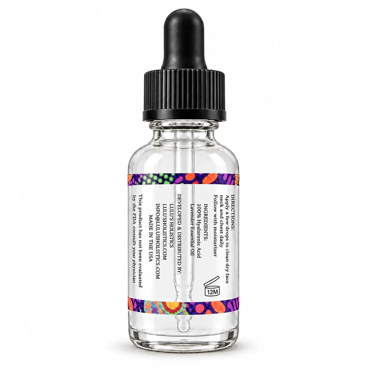 Lulu's Holistics Lavender Hyaluronic Acid Soothing & Balancing Face Serum (30ml)-Lulu's Holistics Lavender Hyaluronic Acid Soothing & Balancing Face Serum (30ml)