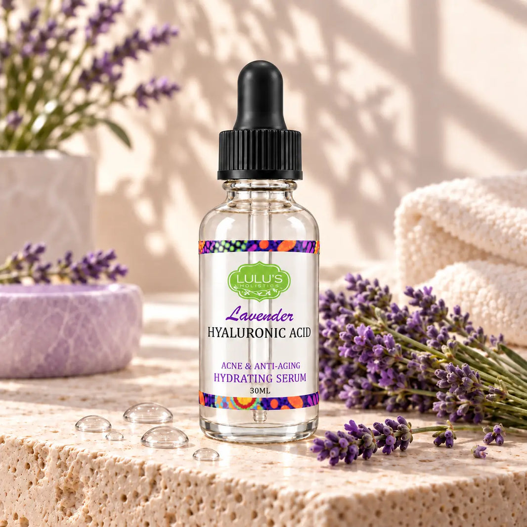 Lulu's Holistics Lavender Hyaluronic Acid Soothing & Balancing Face Serum (30ml)-Lulu's Holistics Lavender Hyaluronic Acid Soothing & Balancing Face Serum (30ml)