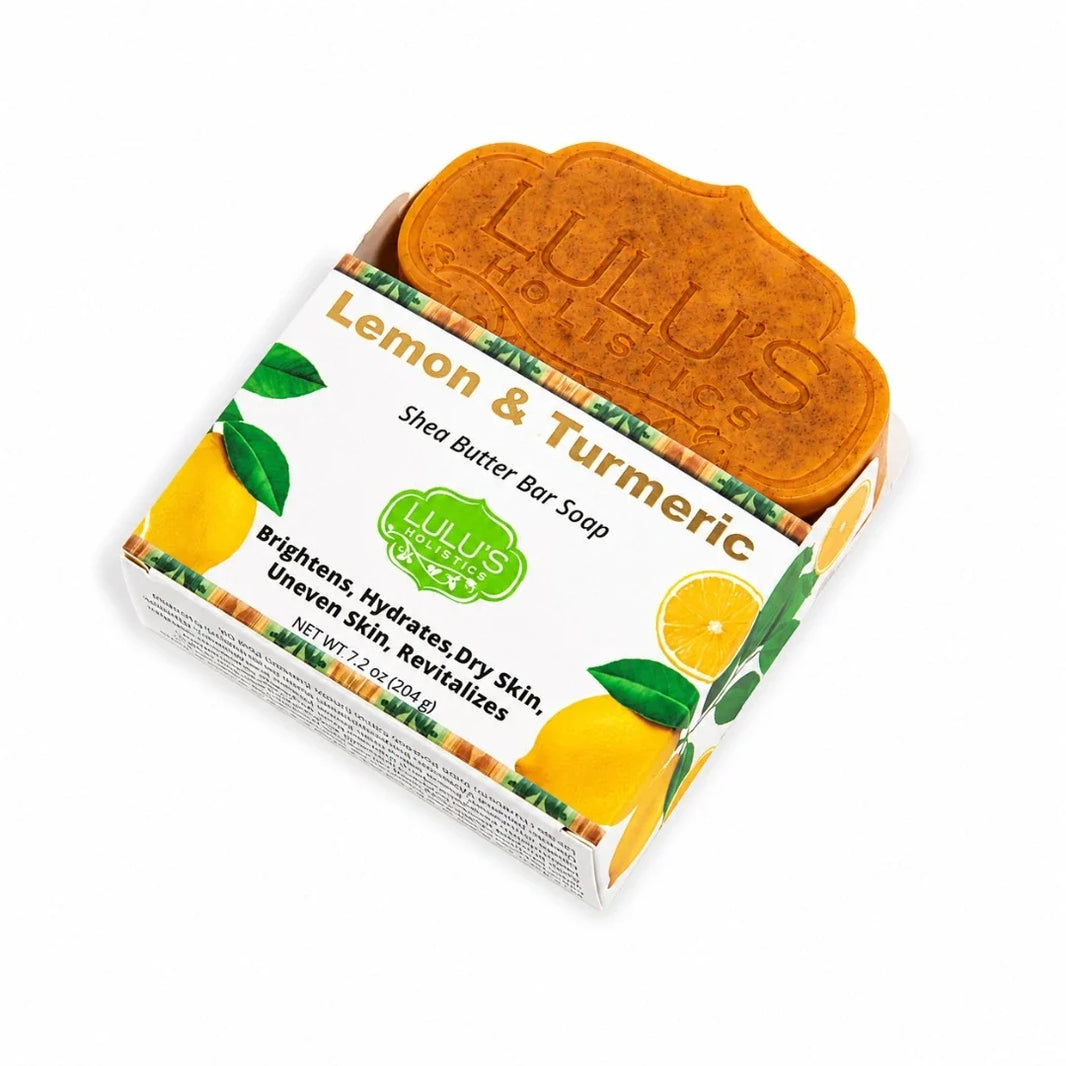 Lulu's Holistics Eucalyptus Shea Butter Bar Soap – Clarifying Cleanse-Lulu's Holistics Eucalyptus Shea Butter Bar Soap – Clarifying Cleanse
