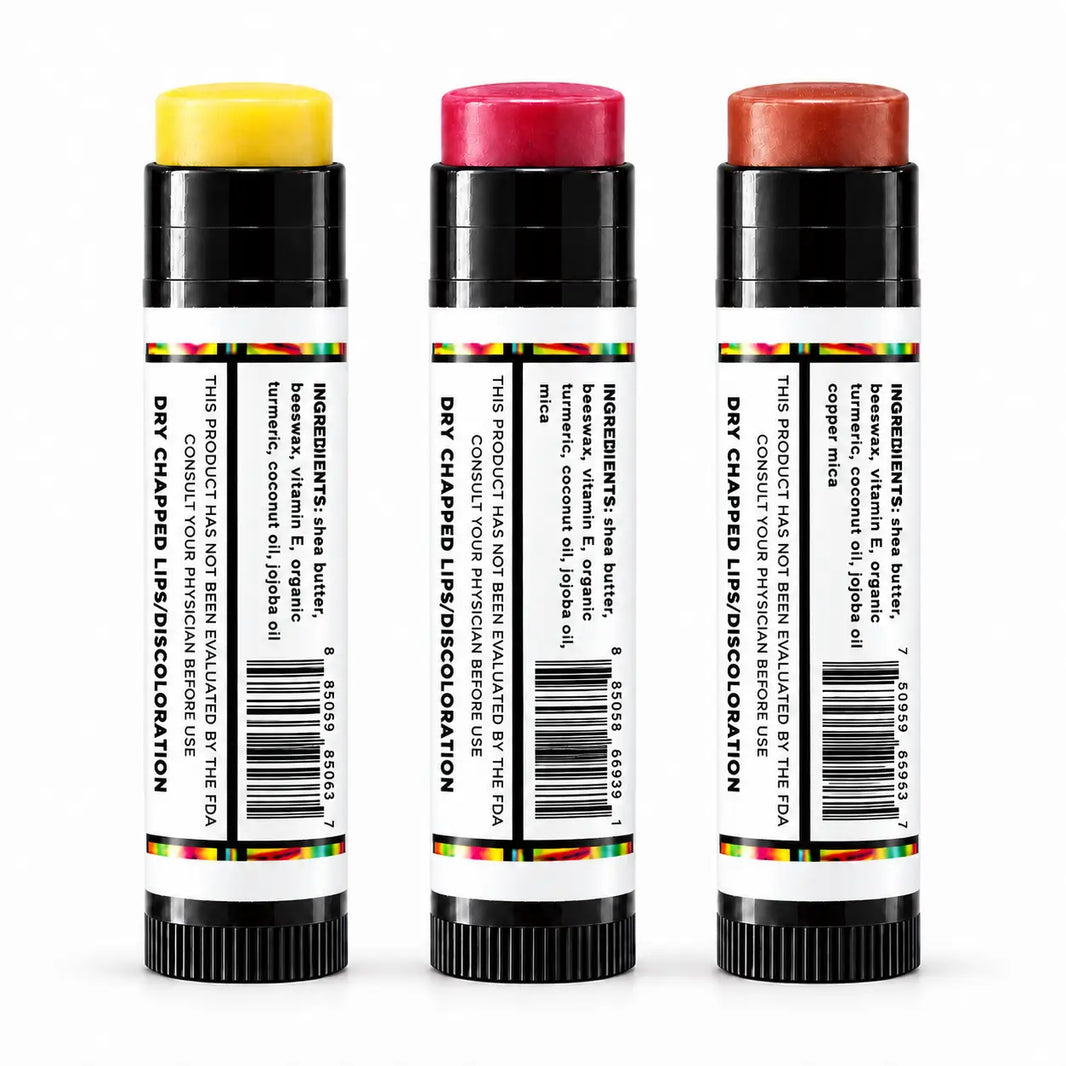 Lulu's Holistics Turmeric Moisture-Lock Conditioning Lip Balm Variety 3-Pack Bundle-Lulu's Holistics Turmeric Moisture-Lock Conditioning Lip Balm Variety 3-Pack Bundle