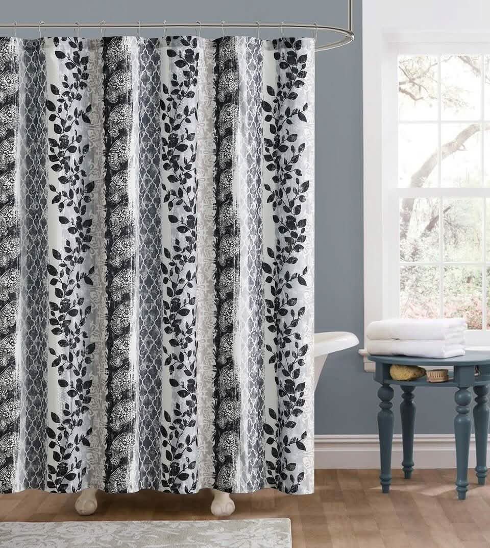 Luxury Embossed Shower Curtains-Luxury Embossed Shower Curtains