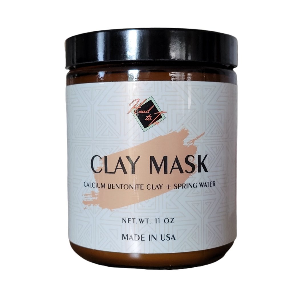 Pure Calcium Bentonite Clay Mask — Deep Pore Detox, Spring Water Activated-Pure Calcium Bentonite Clay Mask — Deep Pore Detox, Spring Water Activated