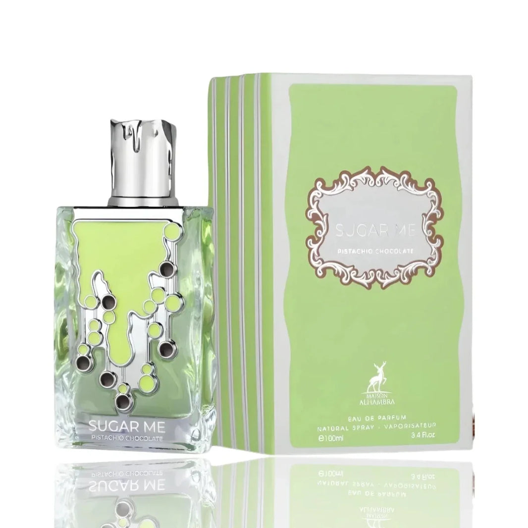 Maison Alhambra Sugar Me Pistachio Chocolate Eau De Parfum 100ml for Women-Maison Alhambra Sugar Me Pistachio Chocolate Eau De Parfum 100ml for Women