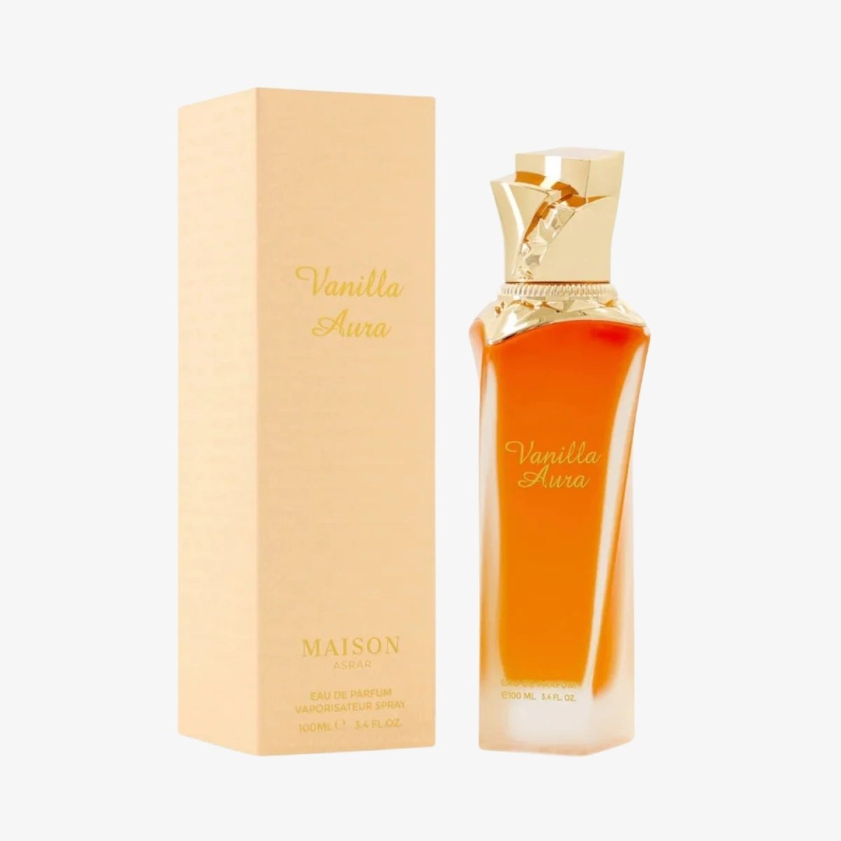 Maison Asrar Vanilla Aura Eau De Parfum 100ml for Women-Maison Asrar Vanilla Aura Eau De Parfum 100ml for Women