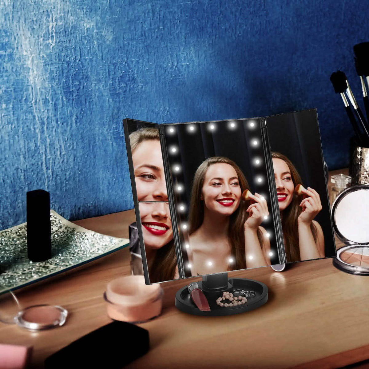 Make Up Mirror with 22 LED Lights-Make Up Mirror with 22 LED Lights