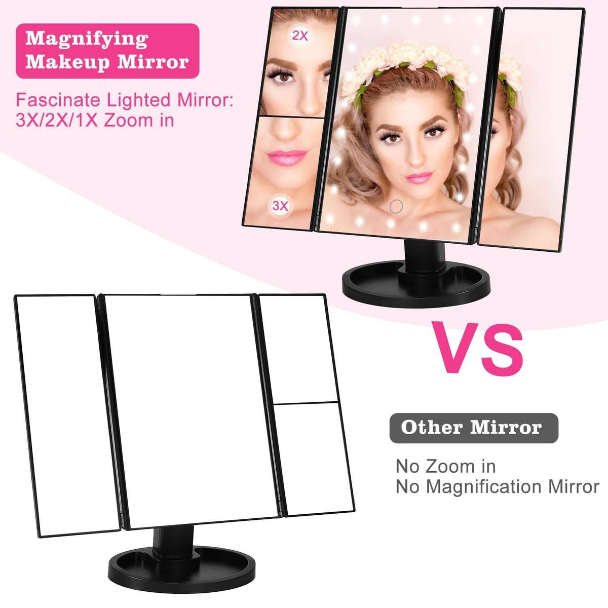 Make Up Mirror with 22 LED Lights-Make Up Mirror with 22 LED Lights