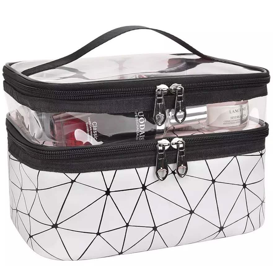 Makeup Bags Double layer Travel Cosmetic Cases-Makeup Bags Double layer Travel Cosmetic Cases