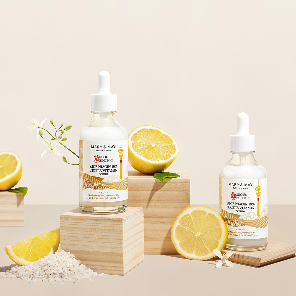 Mary & May Rice Niacin 10% Triple Vitamin Serum-Mary & May Rice Niacin 10% Triple Vitamin Serum