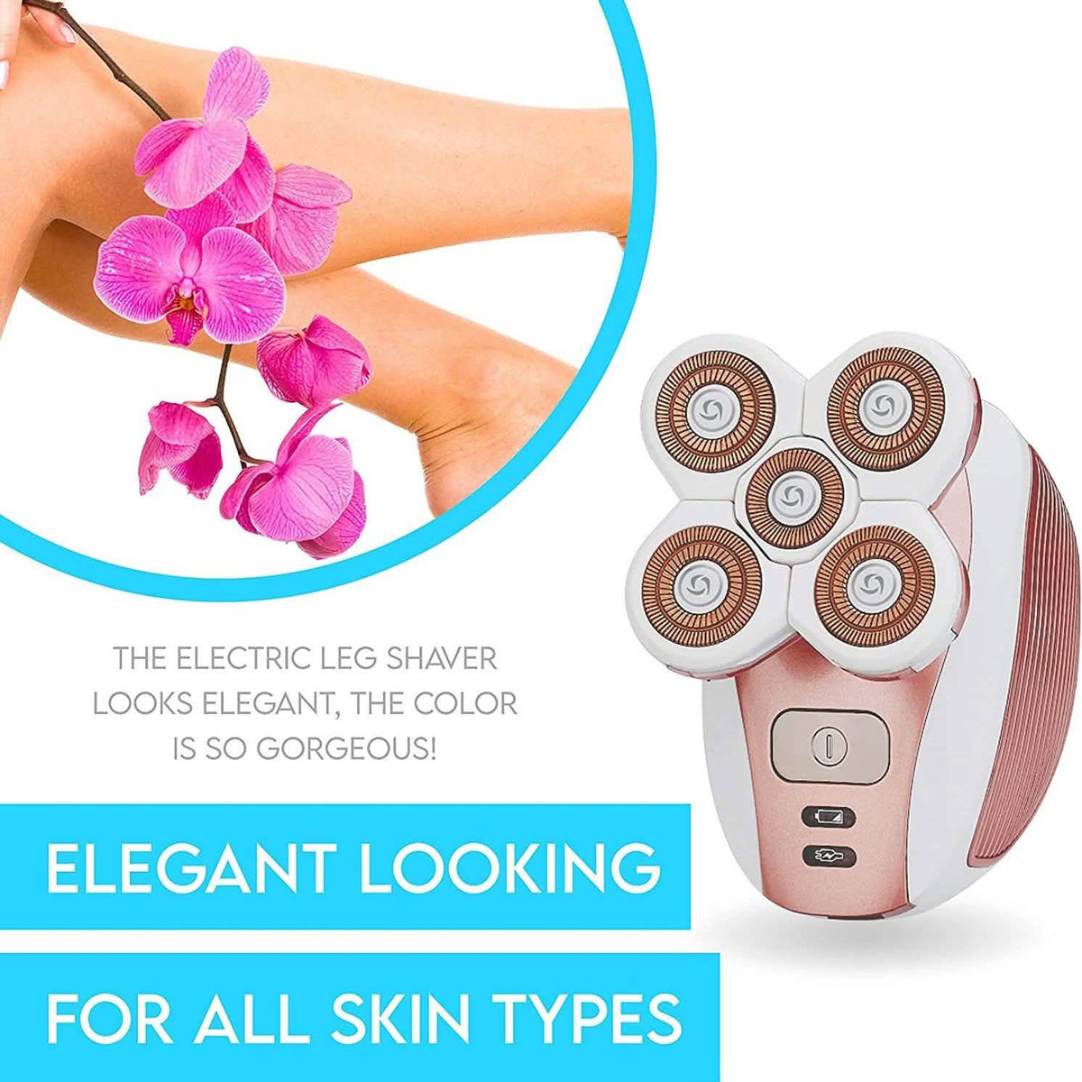 Meeteasy Electric Leg Shaver for Women-Meeteasy Electric Leg Shaver for Women