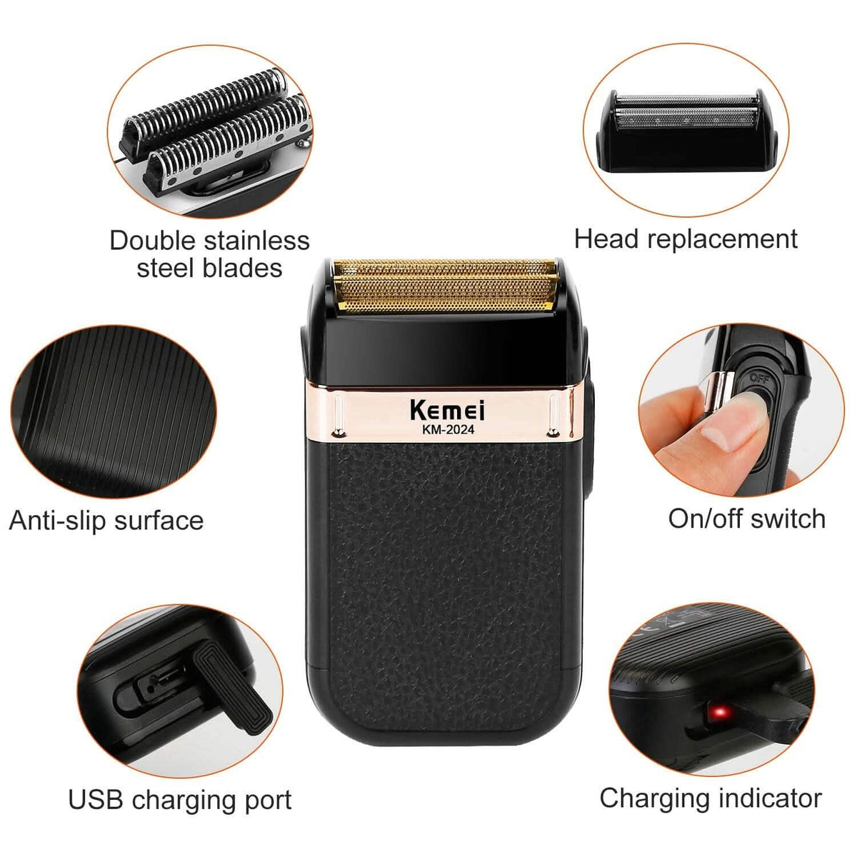Men Rechargeable Cordless Beard Trimmer Grooming Kit-Men Rechargeable Cordless Beard Trimmer Grooming Kit
