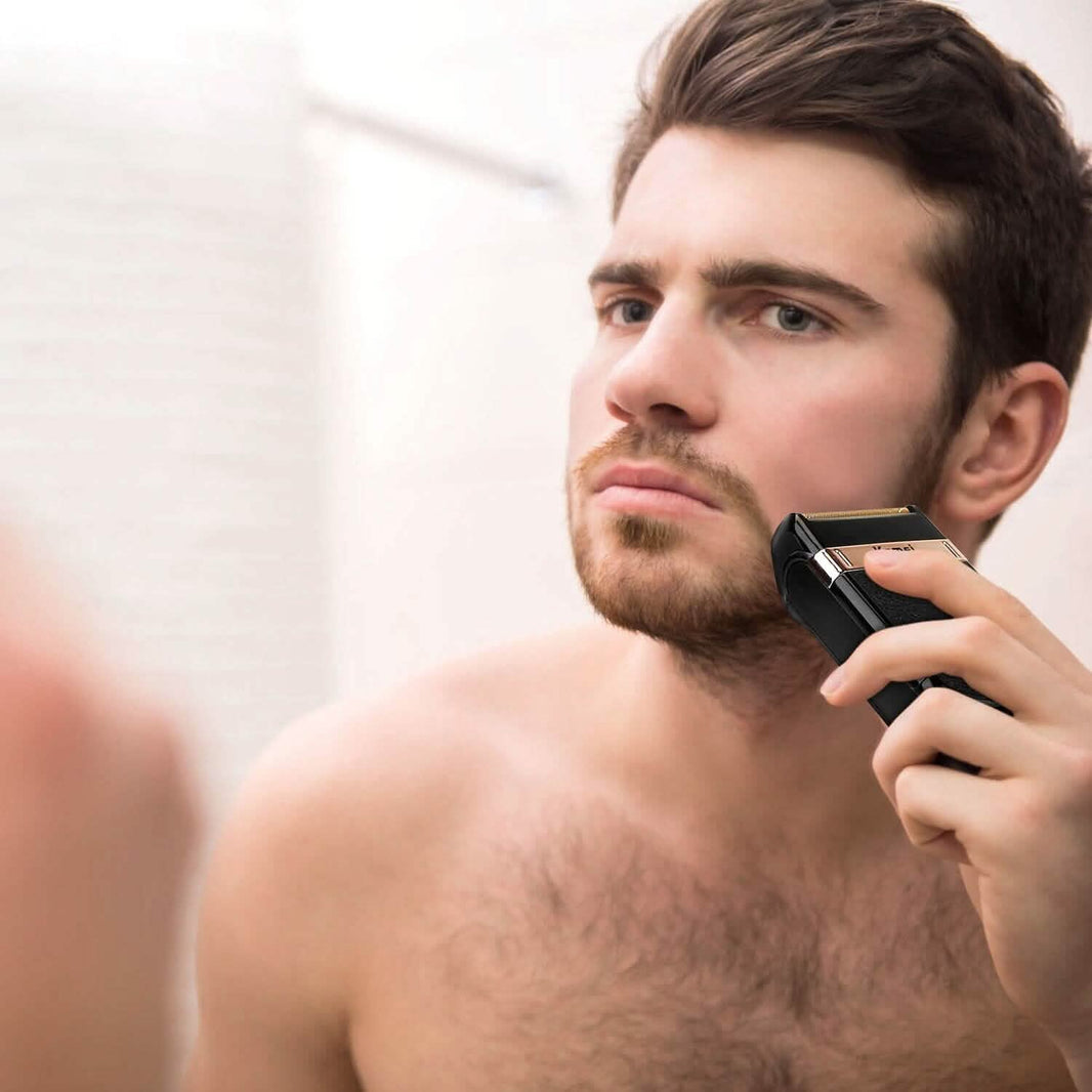 Men Rechargeable Cordless Beard Trimmer Grooming Kit-Men Rechargeable Cordless Beard Trimmer Grooming Kit
