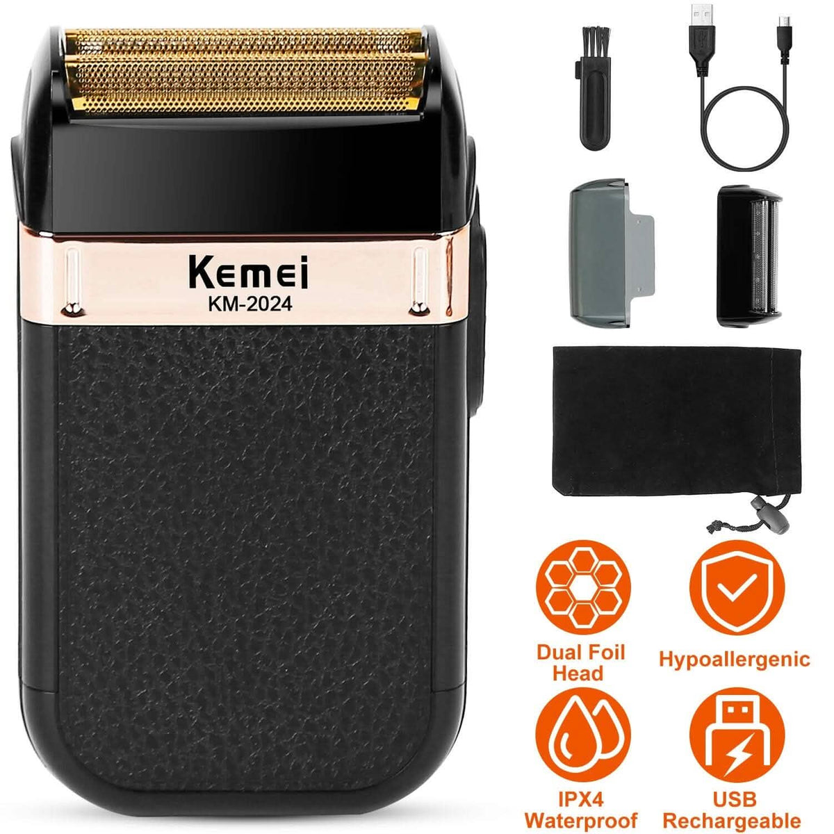 Men Rechargeable Cordless Beard Trimmer Grooming Kit-Men Rechargeable Cordless Beard Trimmer Grooming Kit