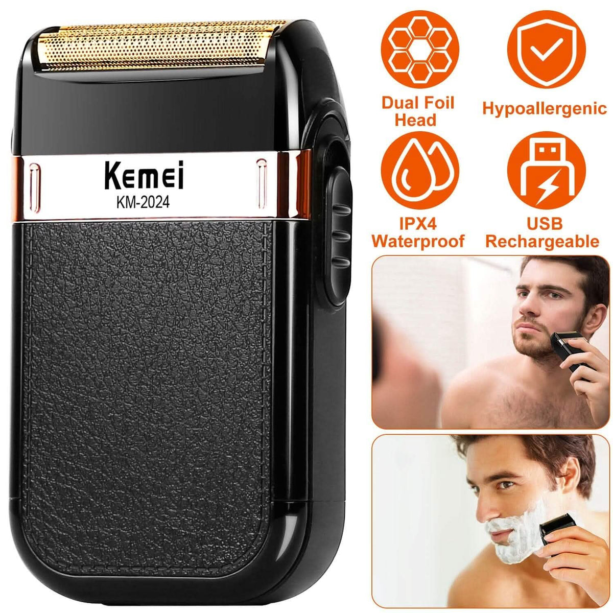 Men Rechargeable Cordless Beard Trimmer Grooming Kit-Men Rechargeable Cordless Beard Trimmer Grooming Kit