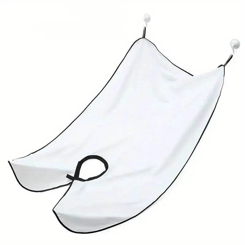 Men's Beard Shaving Apron - Grooming Accessories with Two Suction Cups-Men's Beard Shaving Apron - Grooming Accessories with Two Suction Cups