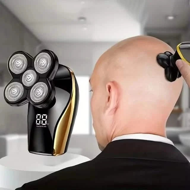 Men's Cordless Rechargeable Wet/Dry Shaver with LED Display-Men's Cordless Rechargeable Wet/Dry Shaver with LED Display