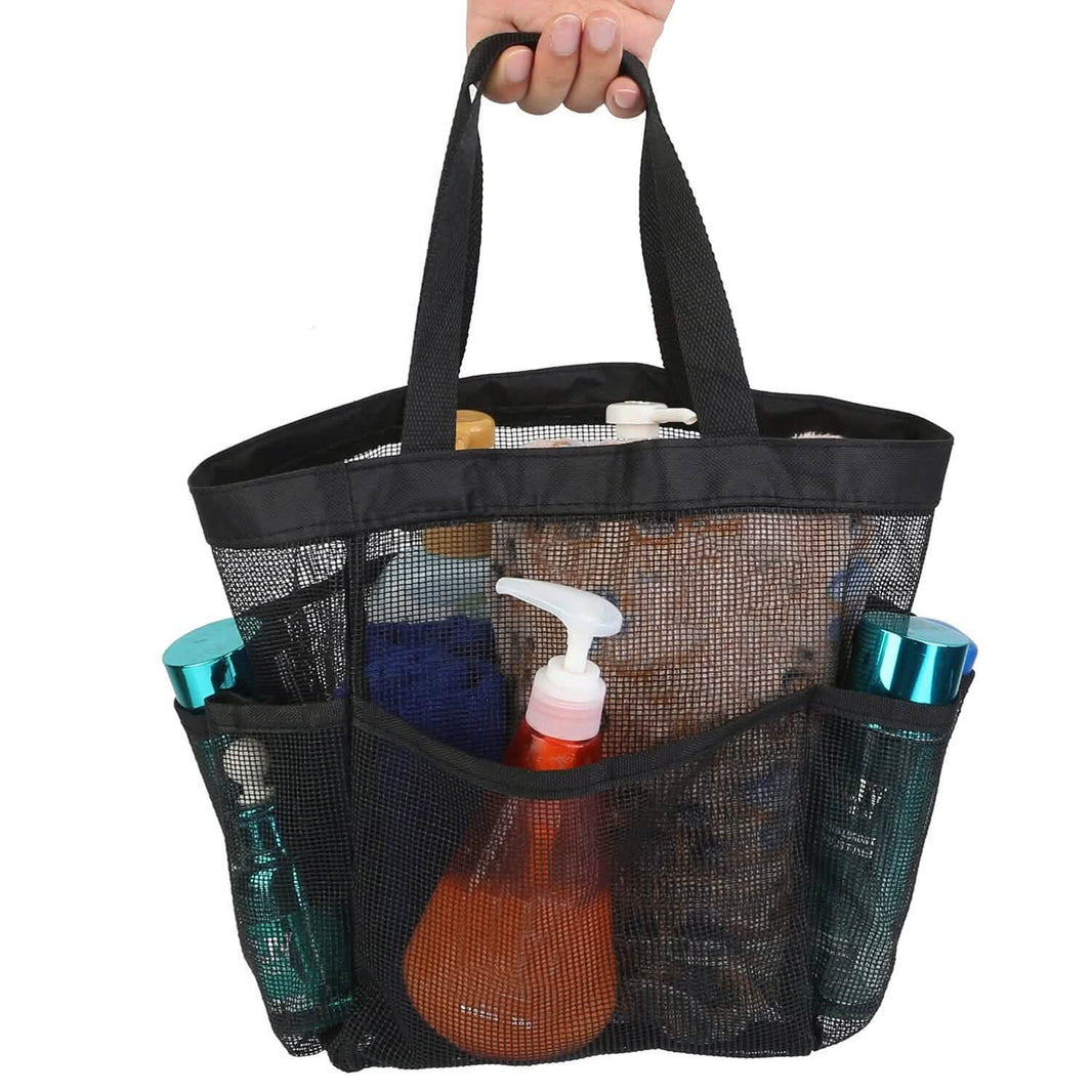 Mesh Shower Caddy Bag Organizer Storage Hanging Basket-Mesh Shower Caddy Bag Organizer Storage Hanging Basket