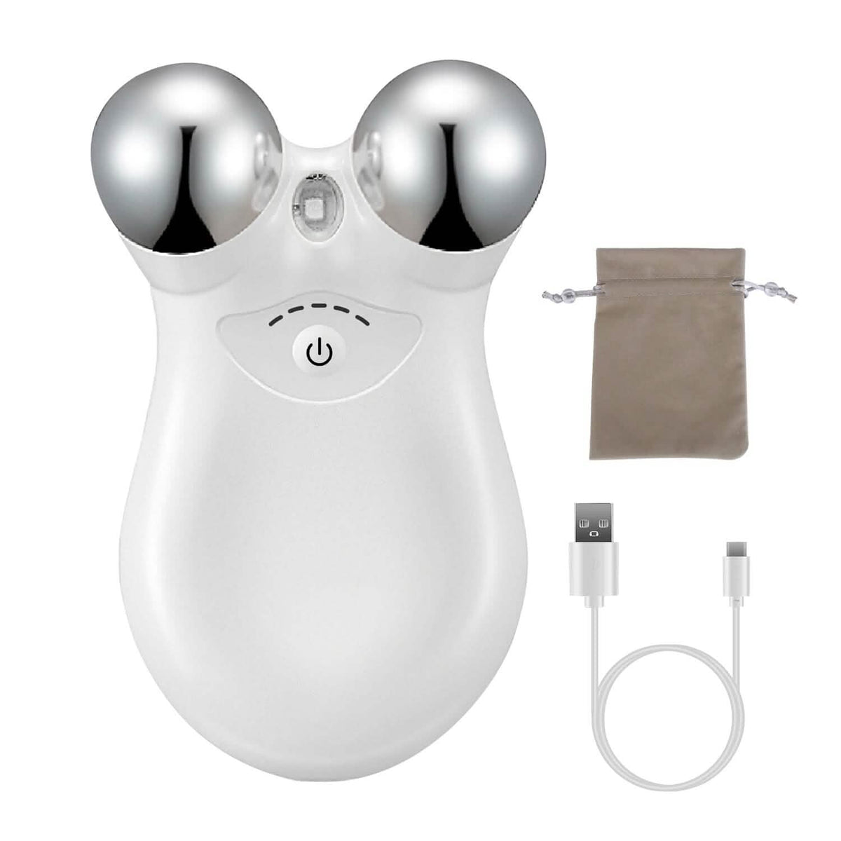 Micro-Current Face Massager Rechargeable Roller with 5 Gears-Micro-Current Face Massager Rechargeable Roller with 5 Gears