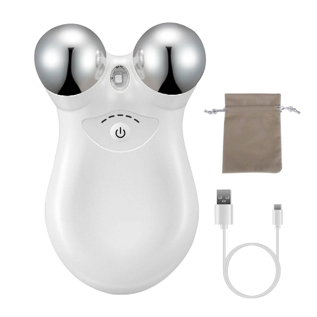 Micro-Current Face Massager Rechargeable Roller with 5 Gears-Micro-Current Face Massager Rechargeable Roller with 5 Gears