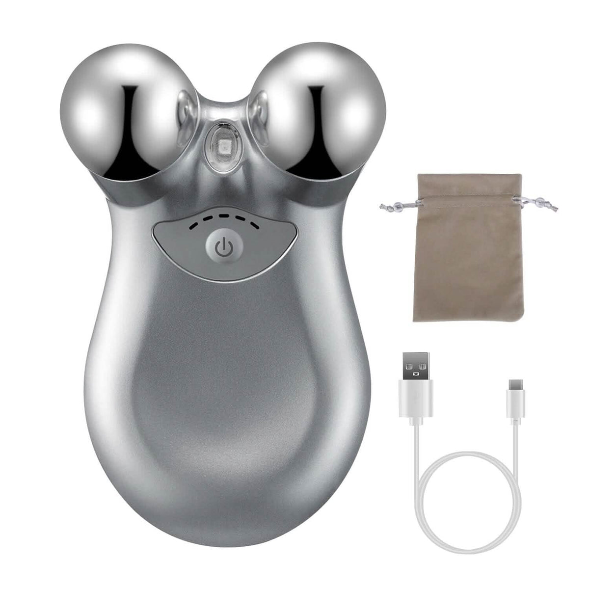 Micro-Current Face Massager Rechargeable Roller with 5 Gears-Micro-Current Face Massager Rechargeable Roller with 5 Gears