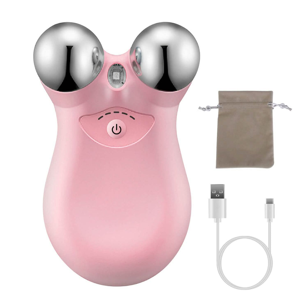 Micro-Current Face Massager Rechargeable Roller with 5 Gears-Micro-Current Face Massager Rechargeable Roller with 5 Gears