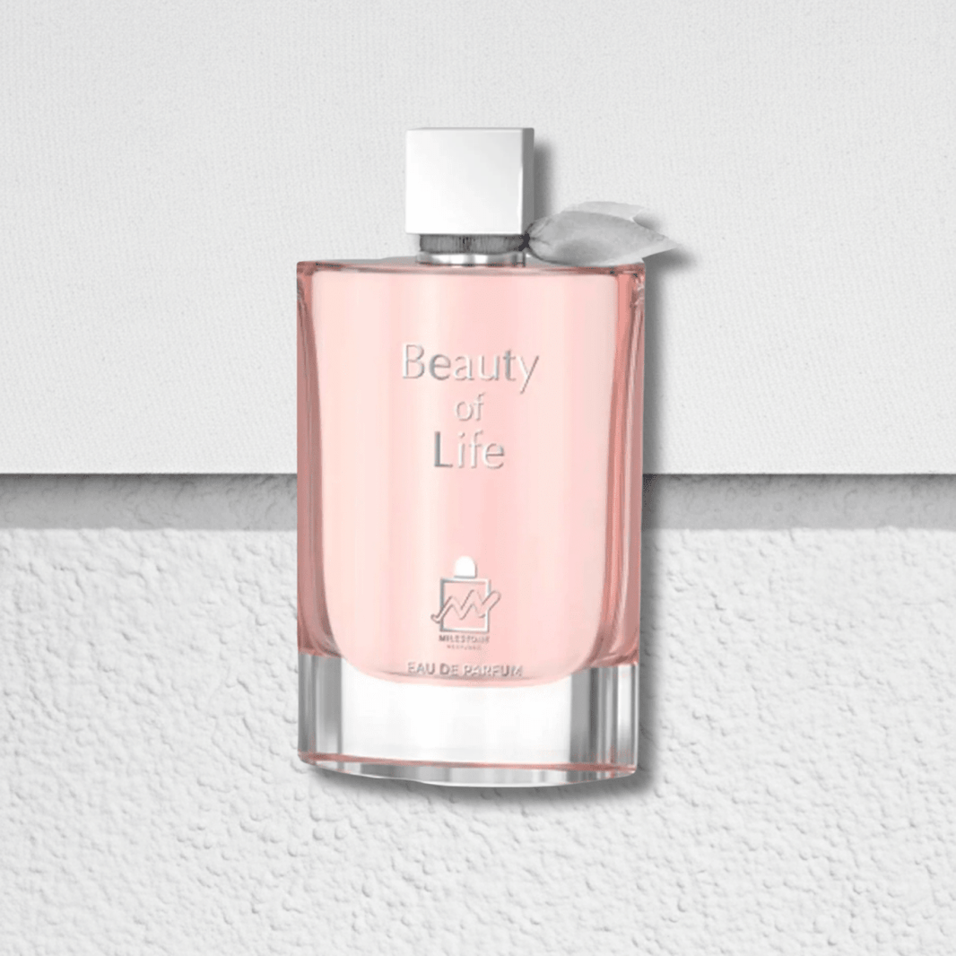 Milestone Perfumes Beauty of Life Pink Crystal Eau De Parfum 80ml for Women-Milestone Perfumes Beauty of Life Pink Crystal Eau De Parfum 80ml for Women
