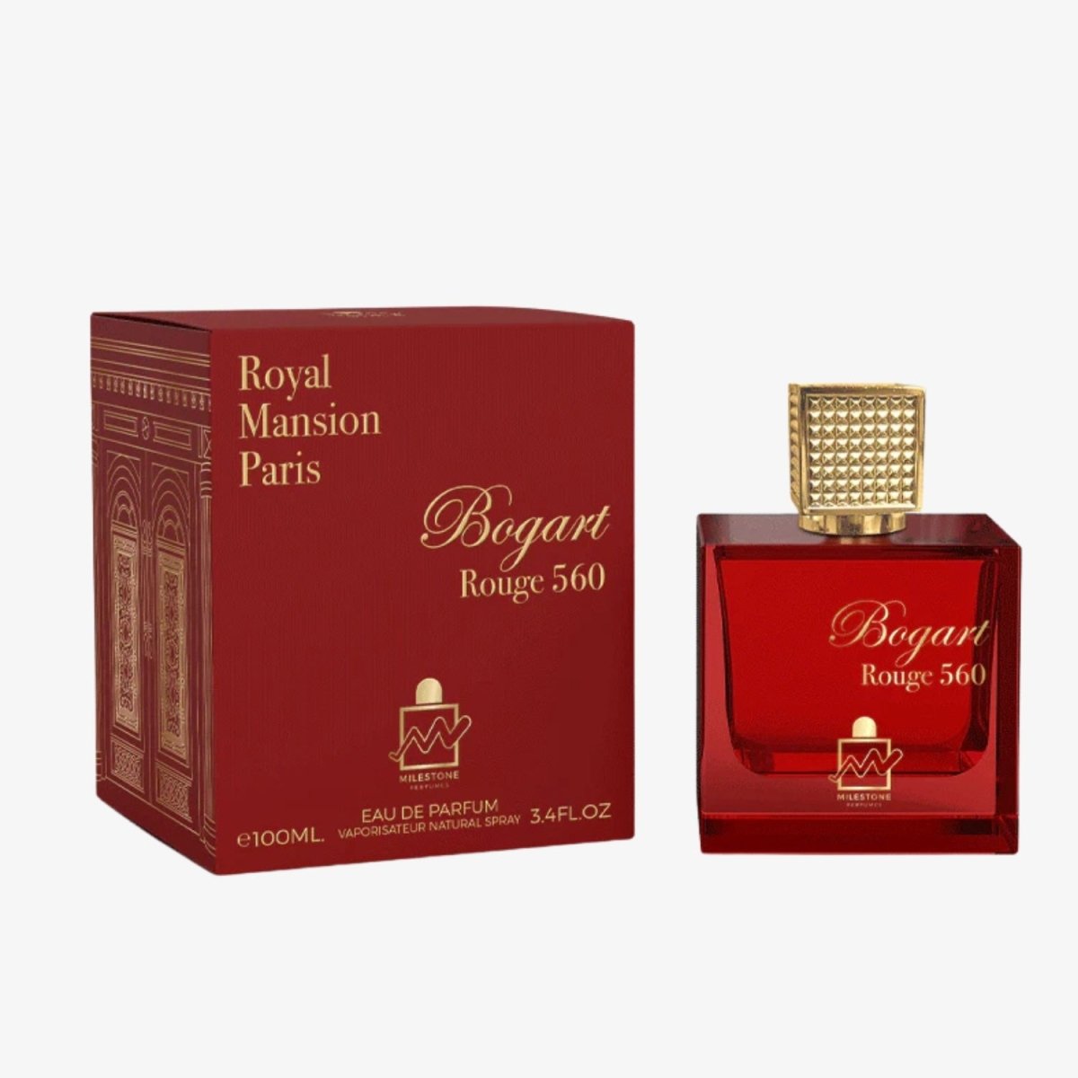 Milestone Perfumes Bogart Rouge 560 Eau De Parfum 100ml for Women-Milestone Perfumes Bogart Rouge 560 Eau De Parfum 100ml for Women