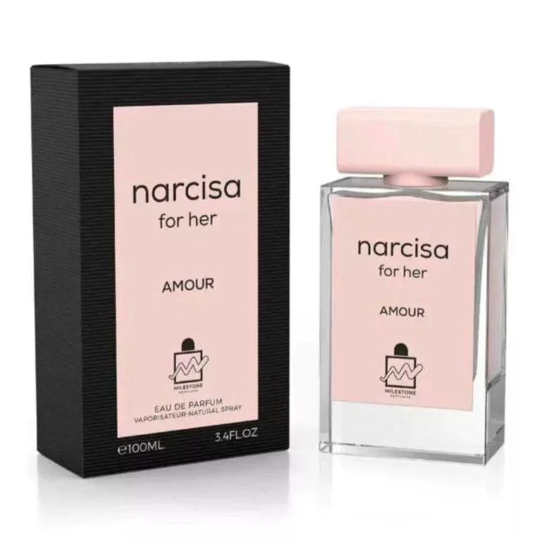 Milestone Perfumes Narcisa for her AMOUR EDP 100Ml 3.4Oz
