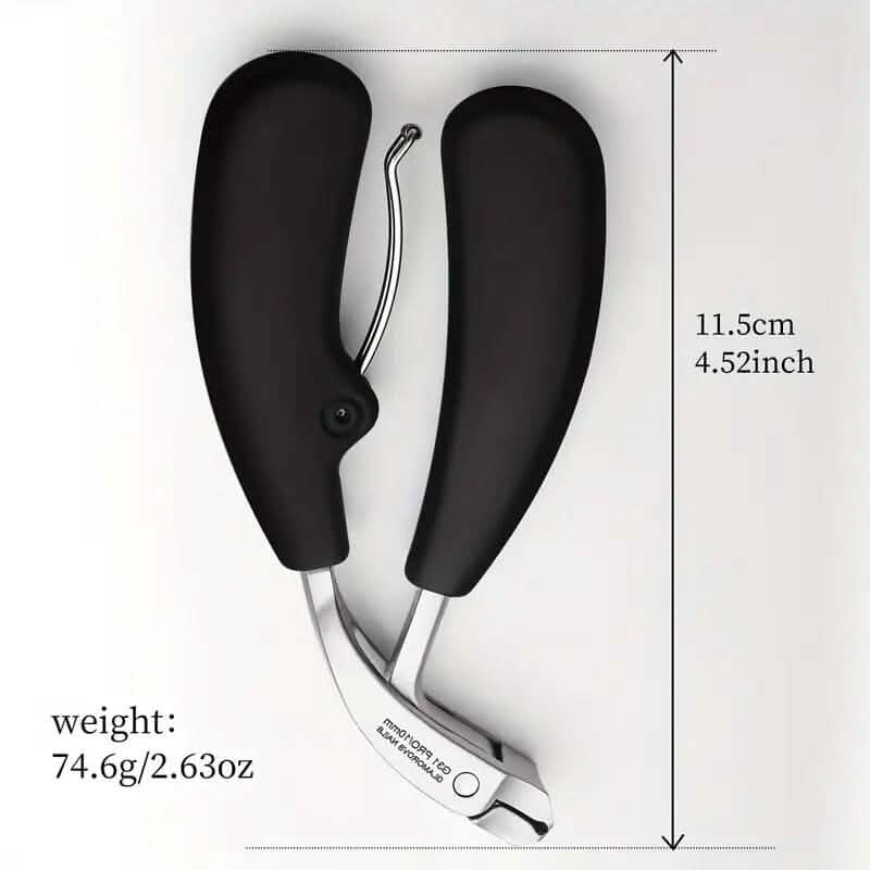 Modern Stainless Steel Nail Clipper with Concave Blade-Modern Stainless Steel Nail Clipper with Concave Blade