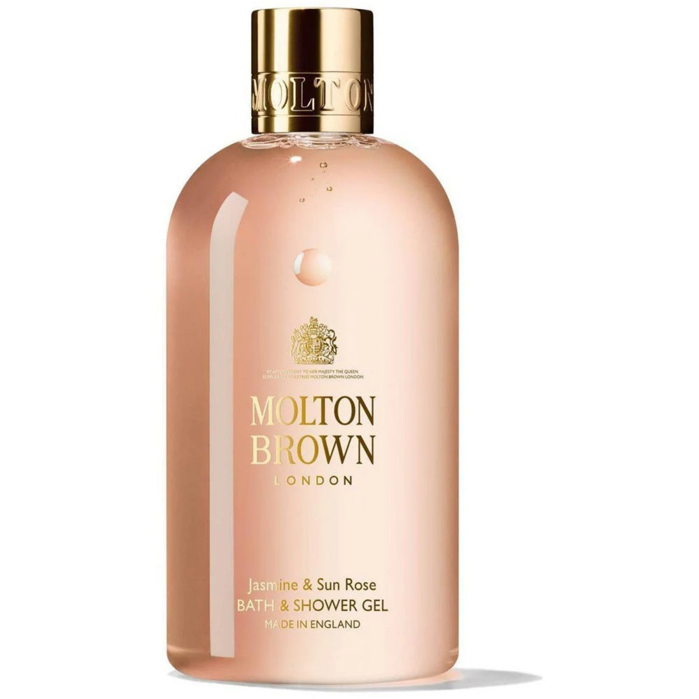Molton Brown Jasmine & Sun Rose Bath & Shower Gel 10fl Oz-Molton Brown Jasmine & Sun Rose Bath & Shower Gel 10fl Oz