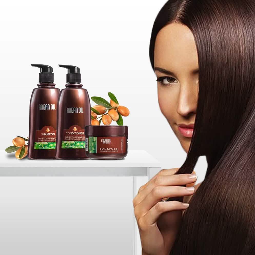 Moroccan Oil Hair Care Gift Set-Moroccan Oil Hair Care Gift Set